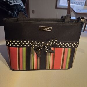 Kate Spade New York Multi Color Stripe Bag